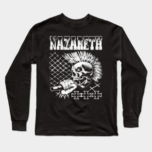 Nazareth skull Long Sleeve T-Shirt